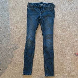 Hollister Navy Blue Jean Leggings